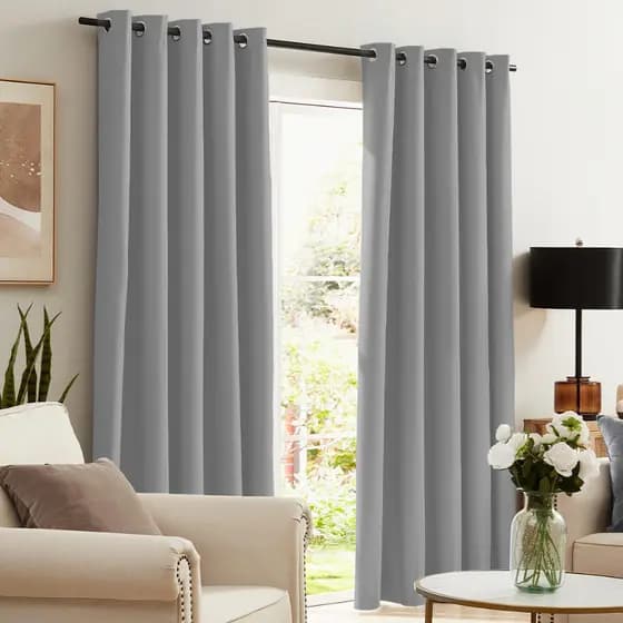 Cortina Térmica Blackout, Ideal para Sala, Quarto ou Escritório, com Ilhós-CO