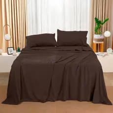 Conjunto 1 Lençol de Cobrir Solteiro  Acompanhando 1 Fronhas Ponto Palito - 2 PCS
