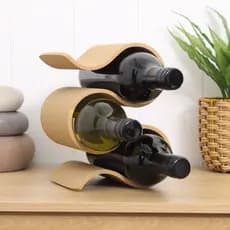 Suporte para Vinho Garrafa Porta Vinho Decorativo Adega Organizador de Mesa Moderno