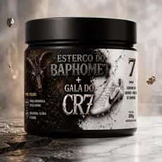 Pote Personalizado Esterco do Baphomet + CR7 - Edição Colecionável - Com Tampa