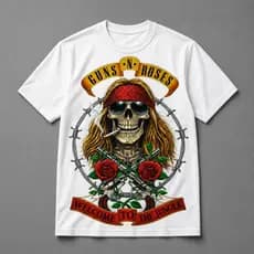 Camiseta  Unissex Básica Gus Rose 100% Algodao Fio 30.1 Lançamento 2026