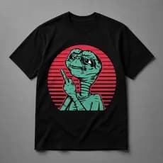 Camiseta Masculina Básica Estampa Alian 100% Algodão