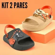 Kit 2 Pares Infantil Masculino Escolar Antiderrapante Para Meninos Super Leve Envio Rápido