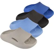 Chinelo Infantil Menino Nuvem Pé Básico Liso Macio Confortável Masculino Criança Promoção
