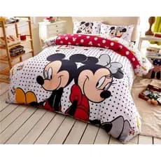 EDREDOM CASAL ( VESTE CAMA QUEEN) PERSONAGEM ( TEMA INFANTIL) 3 PEÇAS  ( 2 FRONHAS - 1 EDREDOM)