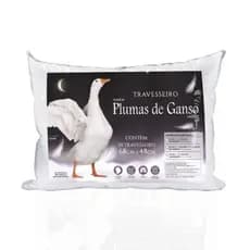 travesseiro pluma de ganso para vc que quer ter noites muito boas e so deitar e sonhar! produto de primeira qualidade