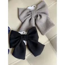 Laço de Linho Feminino – Presilha Elegante para Cabelo | Tamanho M/G | Acessório Adulto Fashion
