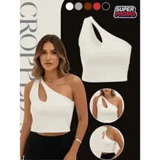 Blusa Slim Fit Academia Dia a Dia Suplex Nula Manga Detalhe