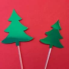 TOPPER PARA DOCINHO NATAL - TOPPER NATAL - APLIQUE ÁRVORE DE NATAL