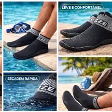 Sapatilha Aquática Neoprene Unissex Esporte Praia Pesca