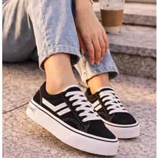 Tênis Masculino Casual Clássico Urbano Lona Respirável Resistente Macio Leve Cano Baixo Tradicional