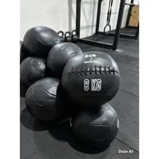 Wall Ball Academia 8kg Fitness Funcional Cross fit Bola Peso Treino HIIT Musculação Cardio Resistência