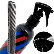 Kit Pente De Carbono Umi Antiestático Profissional + Borrifador Pulverizador Barbearia Névoa 200ml