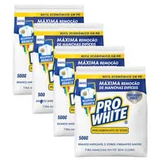 Kit 4 Tira Manchas Percabonato de Sódio ProWhite 500g