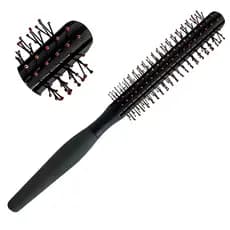 Escova Cabelo Pente Cilíndrico Estilo Profissional Salão de Beleza Barbearia