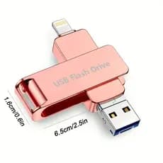 Applicable for iPhone USB flash drive 3-in-1 USB 3.0 fast storage drive large capacity 512GB/1TB/2TB flash drive