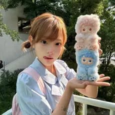 Novo Chaveiro De Pelúcia Figura De Vinil Colecionável Bonito Pingente Brinquedo Surpresa Aleatória Presente Para Meninas
