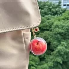 Presente de natal Apple carro pingente viagem segura criativo chaveiro atmosfera do carro pingente influenciador ornamen