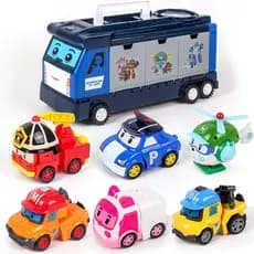 Carro De Brinquedo Robô De Deformação-Modelo De Polícia Transformador Para Crianças , Veículo Legal , Presente Ideal Men