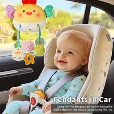 Brinquedos Para Bebês , Chocalho Recém-Nascidos , Carrinho De Cama , Berço , Boneca Suspensa , Caranguejo/Octopo/Frango