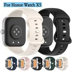 Para Honor Watch X5 Pulseira De Silicone Com Fivela Escondida Durável Substituição