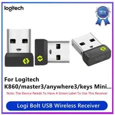 100 % Original Logitech Logi Parafuso USB Receptor Sem Fio Dongle Seguro Multi-Dispositivo Para Chaves Mx Mini Pop M650l