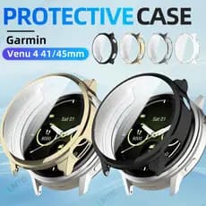 Capa Para Garmin Venu 4 41MM 45MM TPU Macio Protetor De Tela Facial Protetora Completa Venu4 Acessórios