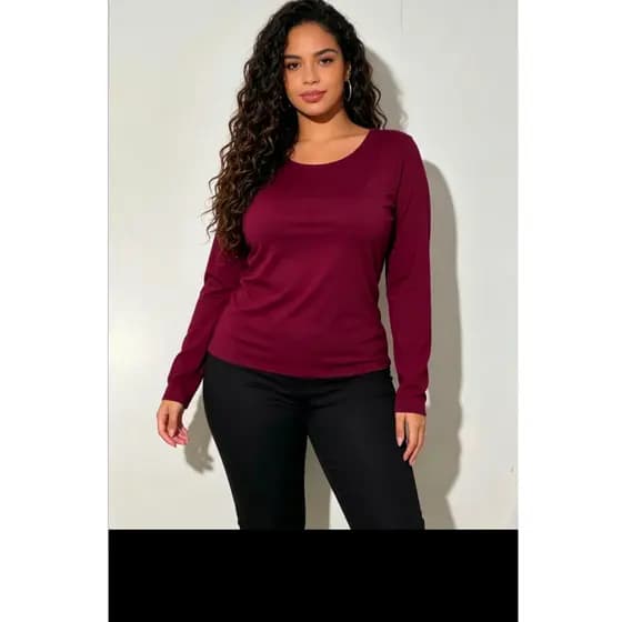 Top térmico feminino multicolorido