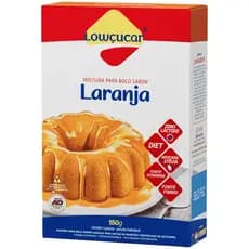 Mistura para Bolo Lowçucar Sabor Laranja Zero Adição de Açúcares 150g - Lightsweet