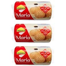Kit com 3  Biscoito Maria Zero Adição de Açúcares 110g - Lowçúcar