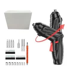 kit Parafusadeira/furadeira 48 Pçs À Bateria Carregador Usb Parafusadeira Sem Fio portátil Recarregável+Embalado em caix