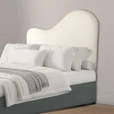 Cabeceira Orgânica 90cm Solteiro Painél Para Cama Box Bouclé Serena