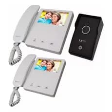 Porteiro Interfone C/ Câmera Completo+ Extensão De Vídeo