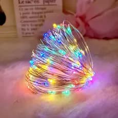 4 Unidades Fio Fada 2 Metro CordãO Luz Decolar Festas Leds Pilha Luzes De Led Para Cabana Bubble Led Novo