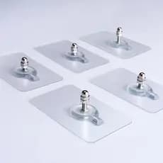 20 Uni 8Mm Gancho De Parede Adesivo Multiuso Para Pendurar Quadros UtensíLios De Cozinha Banheiros