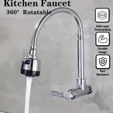 Torneira com chuveiro com rotação de 360° Cozinha Luxo Parede Promoção