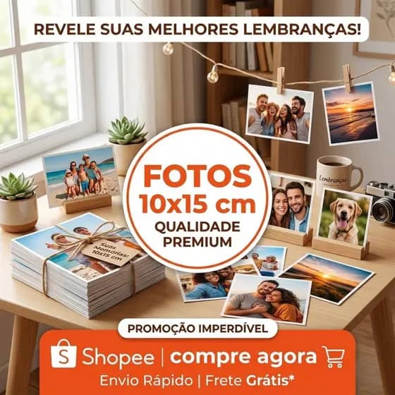 100 FOTOS 10X15 REVELAÇÃO PAPEL FUJIFILM ORIGINAL QUALIDADE PREMIUM IMPRESSÃO FOTOGRÁFICA REVELE