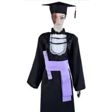 Beca Formatura M Em Oxford Lilas - Com Canudo Envio Imediato