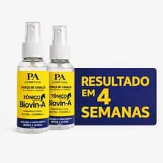 Kit 2 Tônicos de Crescimento Acelerado Força de Cavalo Biovin-A Spray 120ML - Purella