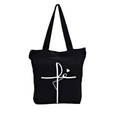BOLSA FÉ GRATIDÃO SACOLA ALGODÃO ECO BAG ECOLÓGICA