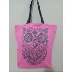 Bolsa Feminina Coruja Sacola Tecido Ecobag Ecológica