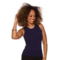 BLUSA REGATA MODELO NADADOR BÁSICA SLIM CANELADA FEMININA