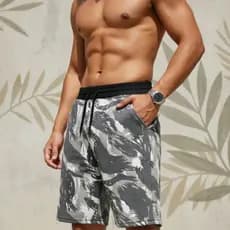 Bermuda Moletom Masculina Premium Elastano Cintura Com Bolso