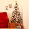Arvore De Natal Nevada1,80m Luxo Verde 611 Galhos Pinheiro Favorito Natal Neve