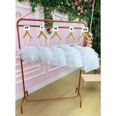 Saiote Saia de Armação Infantil com FORRO Daminha C/armação Anágua Vestidos Festa Luxo