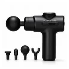 Massageador Muscular Pistola Portátil Massage Gun 4 Em 1 Recarregável 6 Velocidades Alívio Relaxamento Corporal