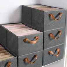 Caixas Organizadoras Grandes  Para  Roupas E Armário