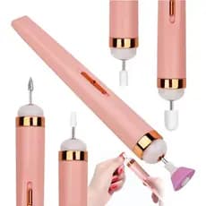 Lixadeira Elétrica de Unhas 5 em 1 Portátil Sem Fio – Recarregável USB, Kit Manicure e Pedicure Profissional