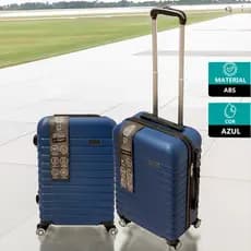 Mala Viagem Bordo Medida Anac 10kgs Rodinhas 360 Abs 4 Rodas