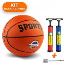 Bola de Basquete Oficial Com Bomba De Encher Bolas basketball